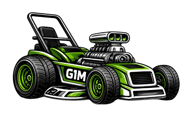 G1M racing lawn mower